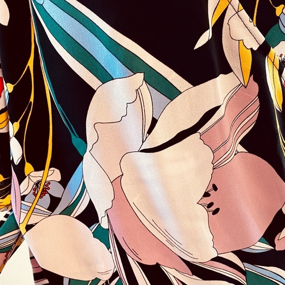 Halogen Brand Georgette wrap floral dress Sz: M - Picture 6 of 6